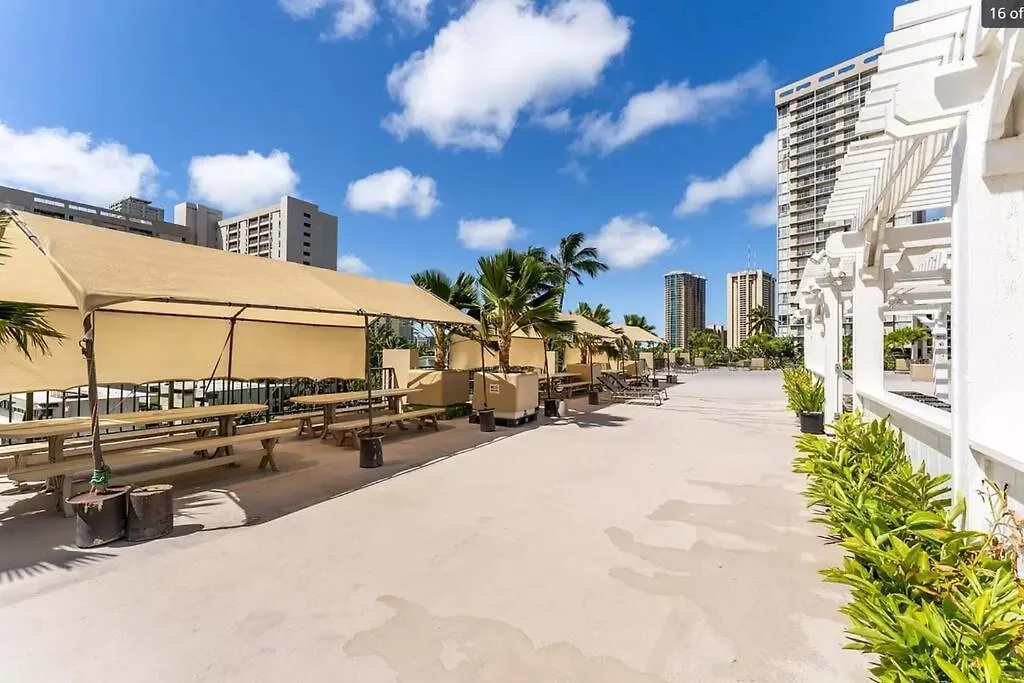Waikiki Canal Family Room 6Person Honolulu Apartmán